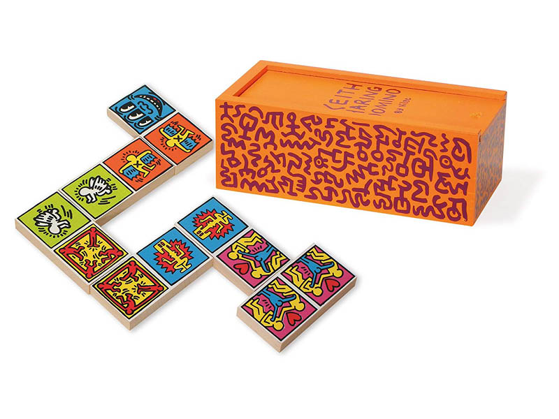 Wooden Dominos by Keith Harring
