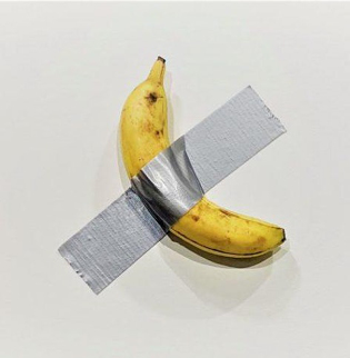 Maurizio Cattelan's Comedian, Photo: John Taggart