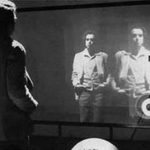 Peter Campus still from Video Ergo Sum