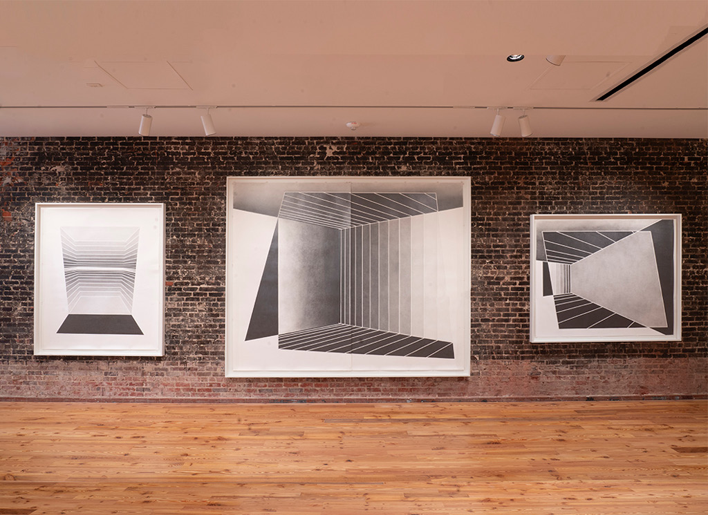 Aili Schmeltz's Object/Window/Both/Neither XXXVI (2018), Object/Window/Both/Neither XXXV(2018), Object/Window/Both/Neither XVII (2017)
