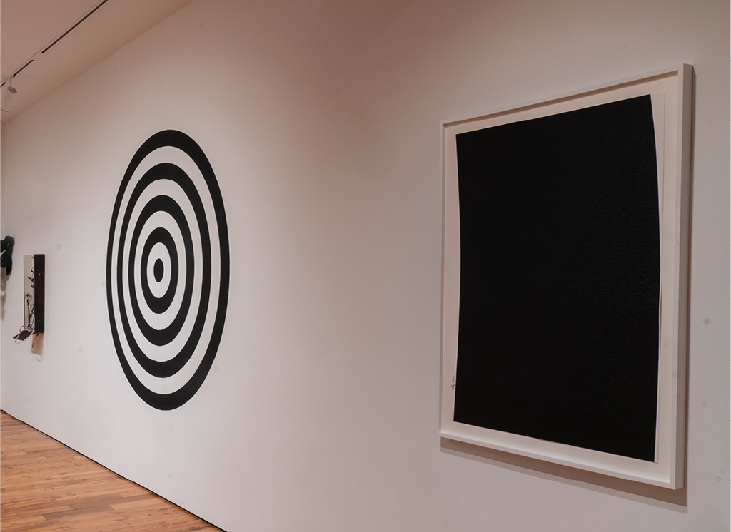 Dave Lewis's Target (2019) and Richard Serra's Extension #1 (2004)