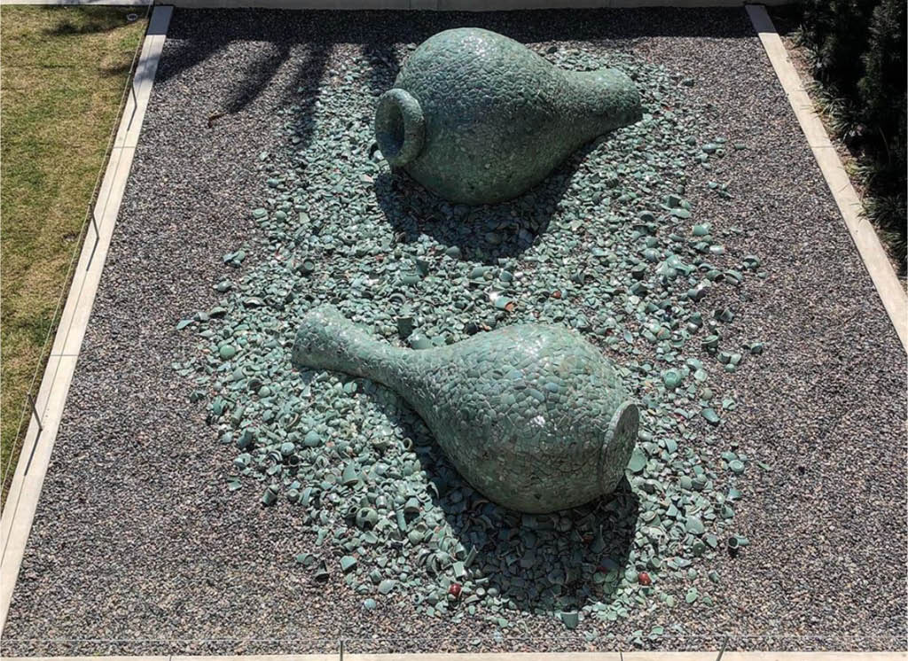Jean Shin's Celadon Landscape at Sarasota Art Museum