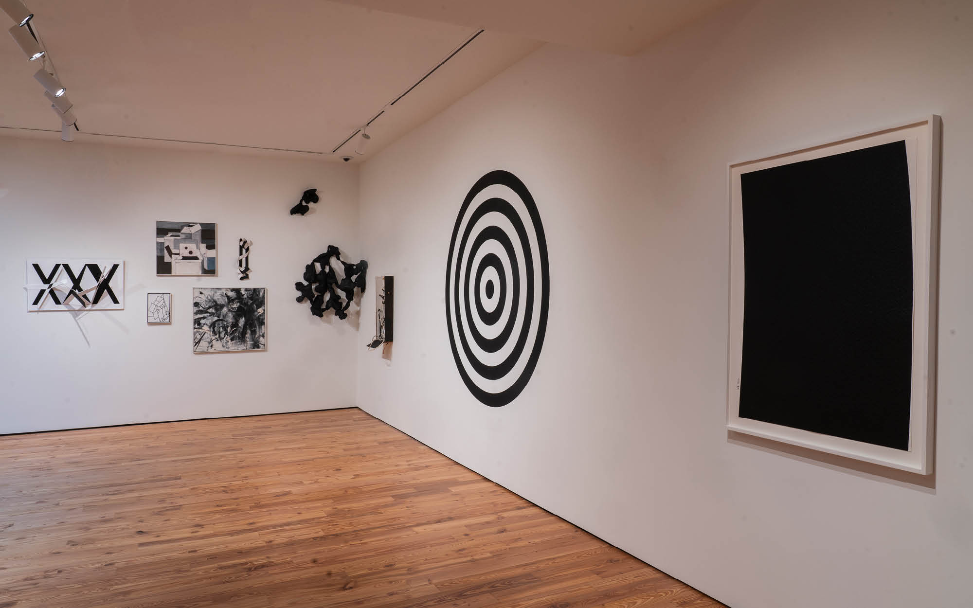 Color. Theory. & (b/w)'s North Gallery featuring work by Robert Barber, Dave Lewis, and Richard Serra