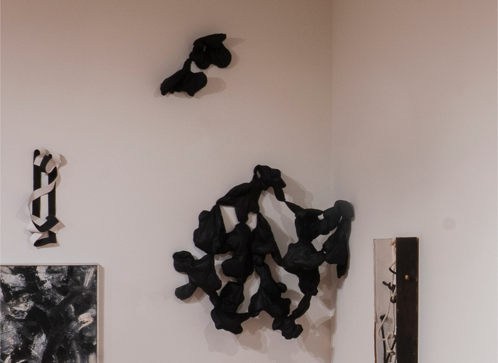 Close up of Robert Barber's Black Cloud Cluster (1970s)
